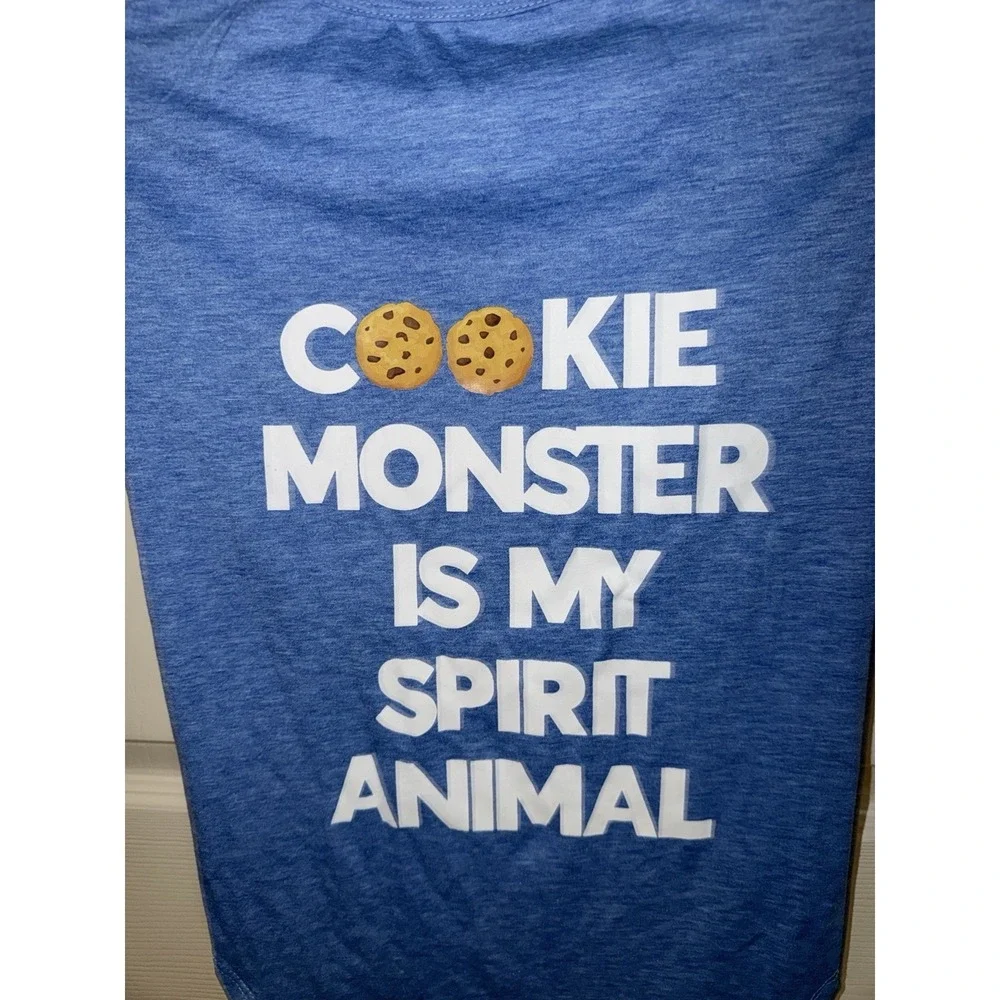 FABDOG Blue Cookie Monster Is My Spirit animal T-shirt 22